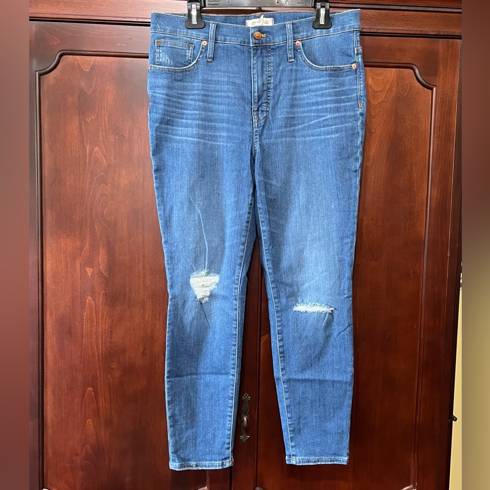Madewell 9” High Rise Skinny Crop Jeans Size 31